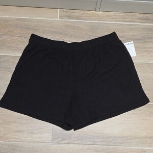 Open Edit Black Women's Shorts